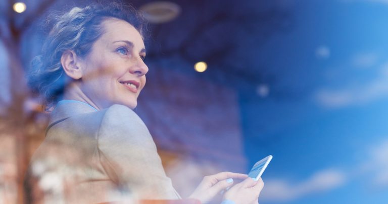 Enthusiastic Business Woman