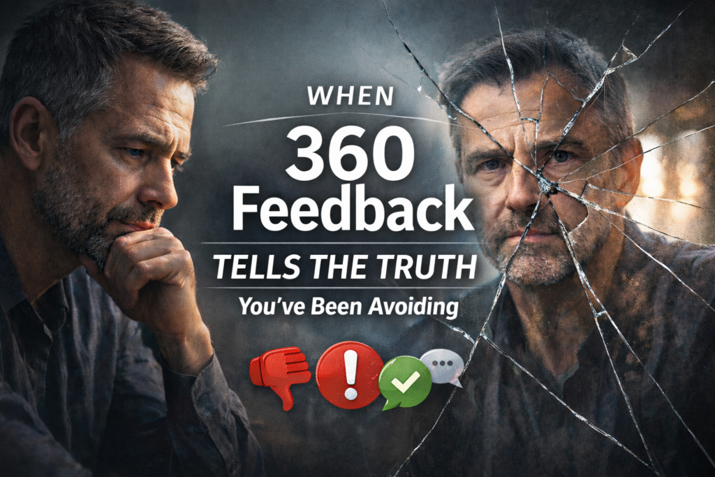 Leader receiving 360 Degree Feedback